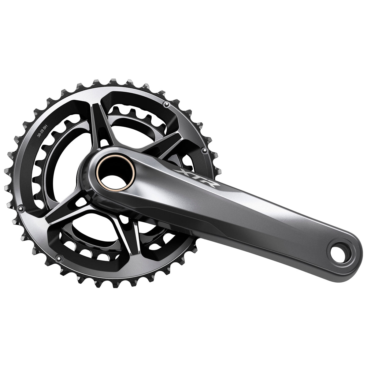 Juego Bielas/Platos Shimano XTR FC-M9120-B2 Hollowtech II 38/28d 12v Sin Cazoletas Negro