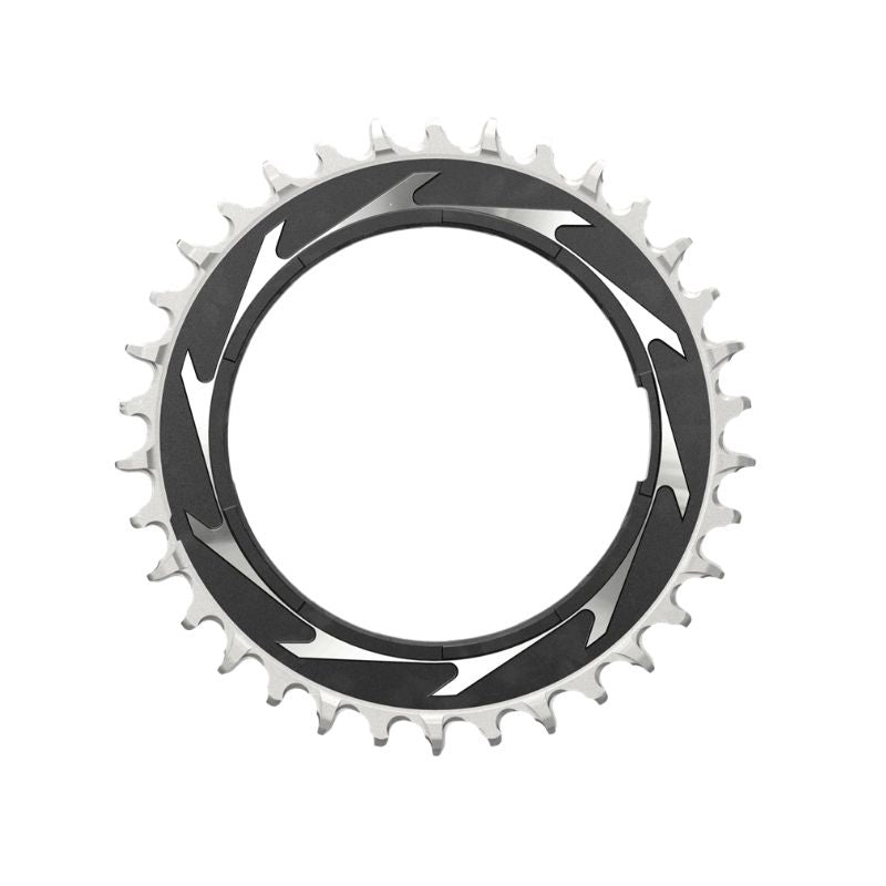 Plato Sram XX SL T-Type Eagle Rosca Potenciómetro 3mm Offset Aluminio Negro/Plata