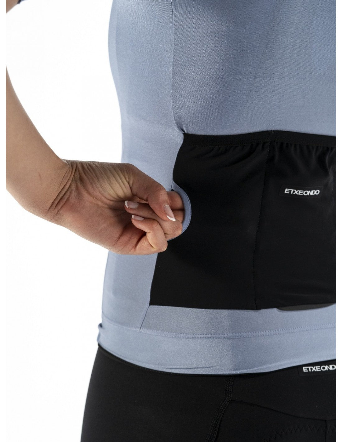 Alda Metalic Maillot Manga Corta Etxeondo Mujer Gris Perla #6
