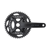 Kľuková sada Shimano GRX FC-RX600-10 46/30t 10s Bez stredového zloženia Čierna