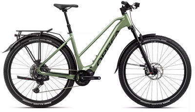 Bicicletas Electricas eUrbanas Orbea Kemen Mid Suv 10 2024 Urban Green Gloss/Black Matt