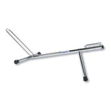 Soporte BiciSupport 1 Bici Inclinada Plata